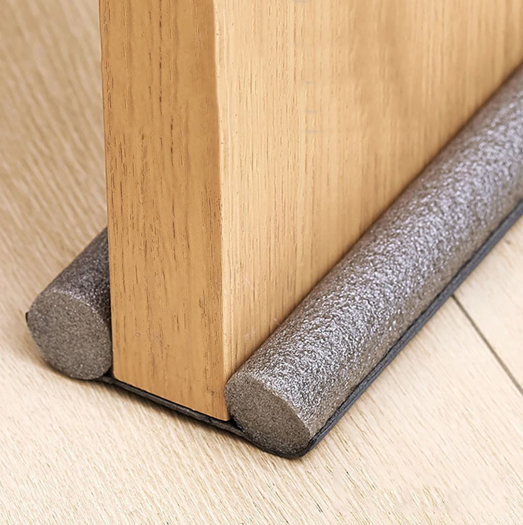 Dedicated Door Bottom Sealing Strip Under Door Draft Stopper Wind Noise Acustic Foam Blocker Insects Door Stopper Holder
