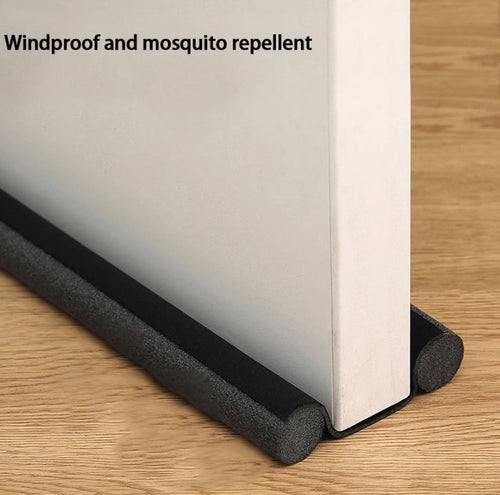 Dedicated Door Bottom Sealing Strip Under Door Draft Stopper Wind Noise Acustic Foam Blocker Insects Door Stopper Holder