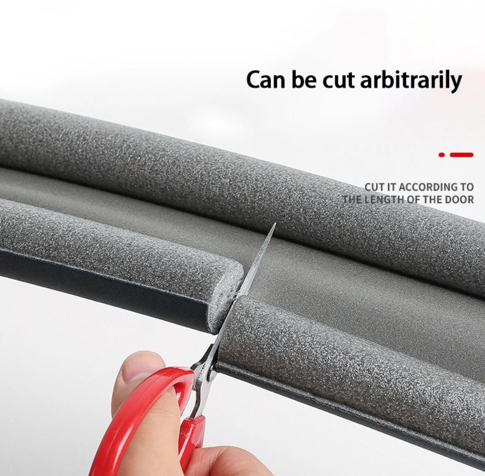 Dedicated Door Bottom Sealing Strip Under Door Draft Stopper Wind Noise Acustic Foam Blocker Insects Door Stopper Holder