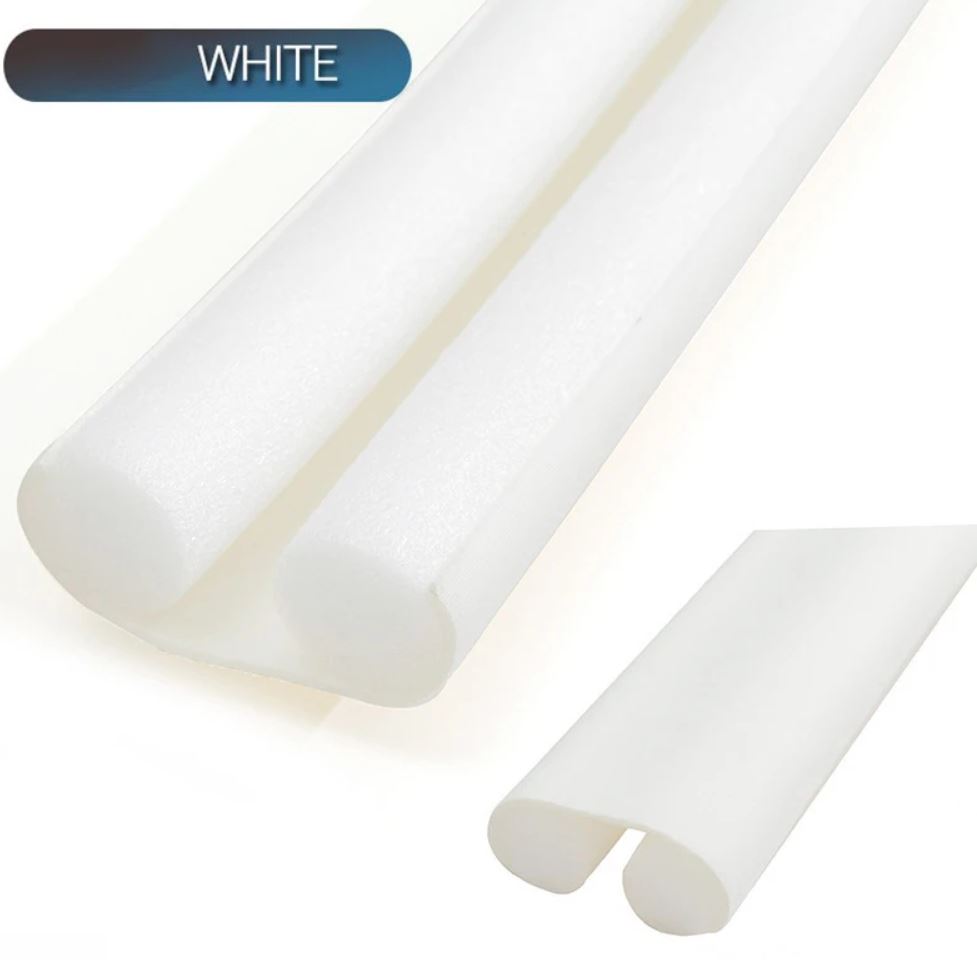 Dedicated Door Bottom Sealing Strip Under Door Draft Stopper Wind Noise Acustic Foam Blocker Insects Door Stopper Holder